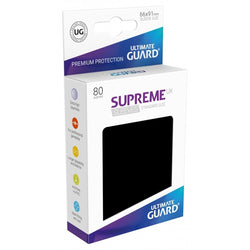Ultimate Guard Supreme Sleeves Black (80)