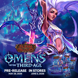 Flesh and Blood - Omens of the Third Age Pre-Release 30/05/26