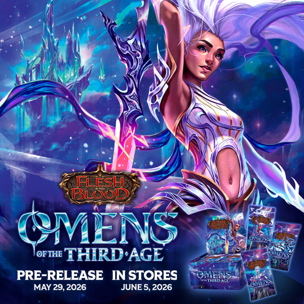 Flesh and Blood - Omens of the Third Age Pre-Release 30/05/26