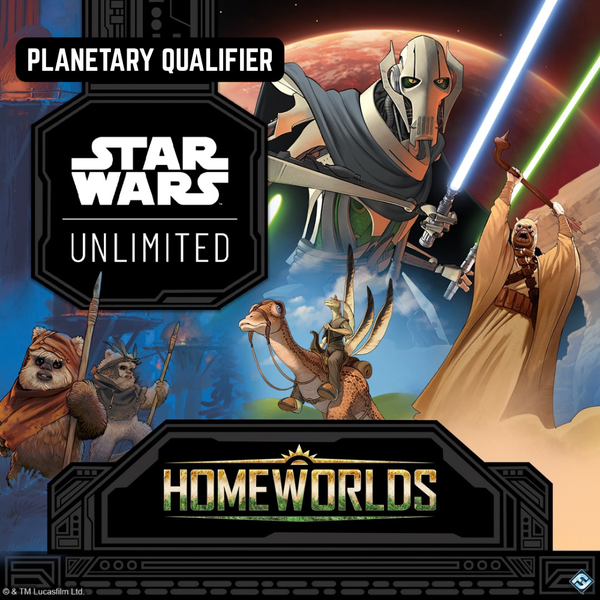 Star Wars: Unlimited - Homeworlds Planetary Qualifier - Sealed 14/11/26
