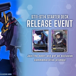 Gundam TCG - Starter Deck ST11-ST14 26/09/26