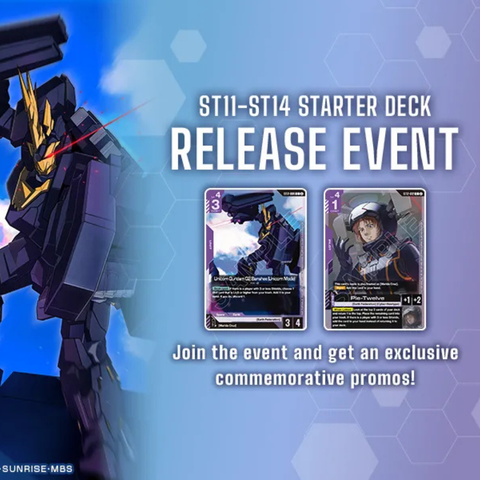 Gundam TCG - Starter Deck ST11-ST14 26/09/26