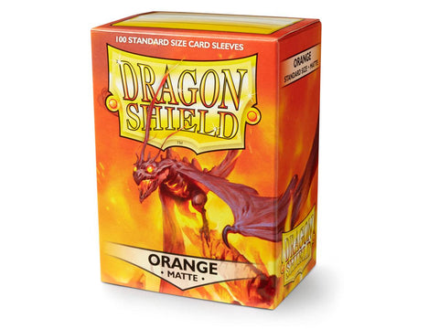 Dragon Shield Matte Orange Sleeves (100)
