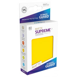 Ultimate Guard Supreme Sleeves Matte Yellow 80
