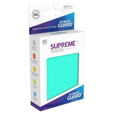 Ultimate Guard Supreme Sleeves Turquoise (80)
