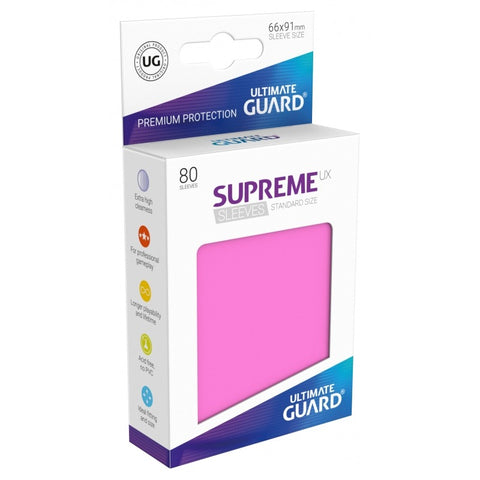 Ultimate Guard Supreme Sleeves Pink (80)