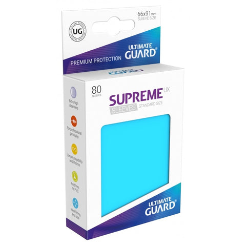 Ultimate Guard Supreme Sleeves Light Blue (80)